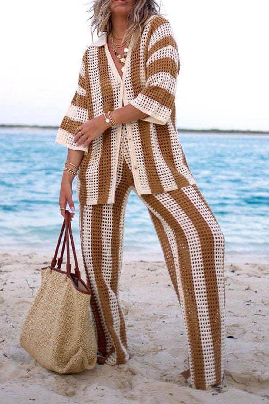 Amelia | Set Rayat Elegant și Confortabil