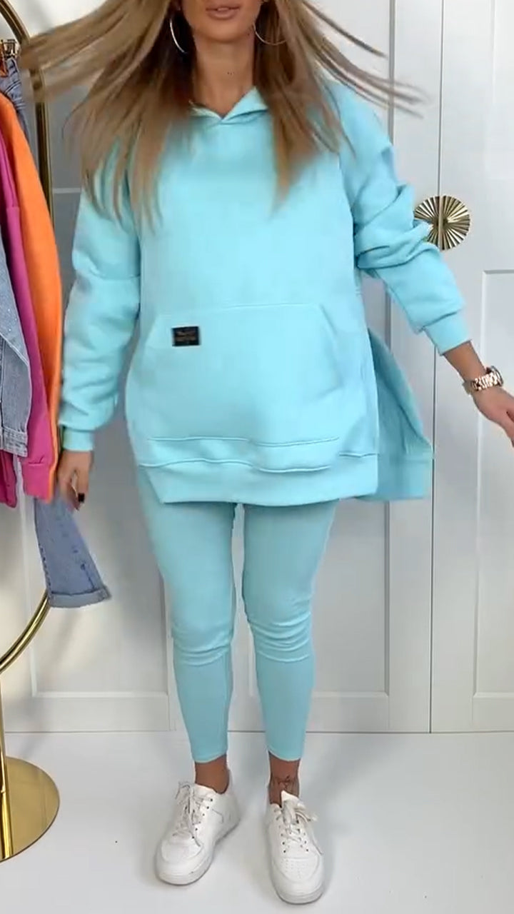 Nerina | Set Hanorac Casual și Jambiere 