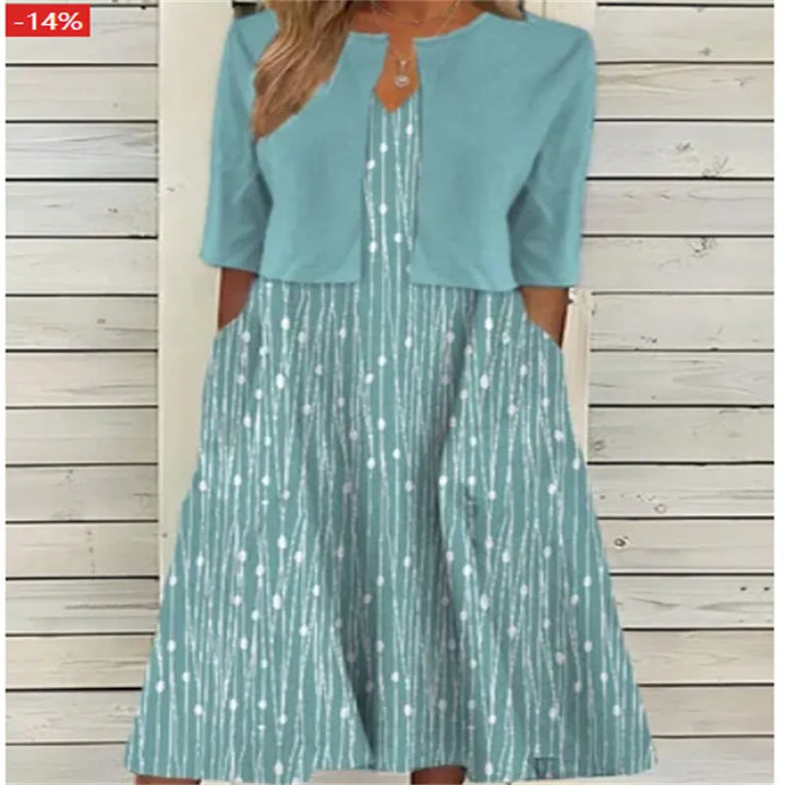 Ivy – Set Elegant Floral Midi Co-Ord 