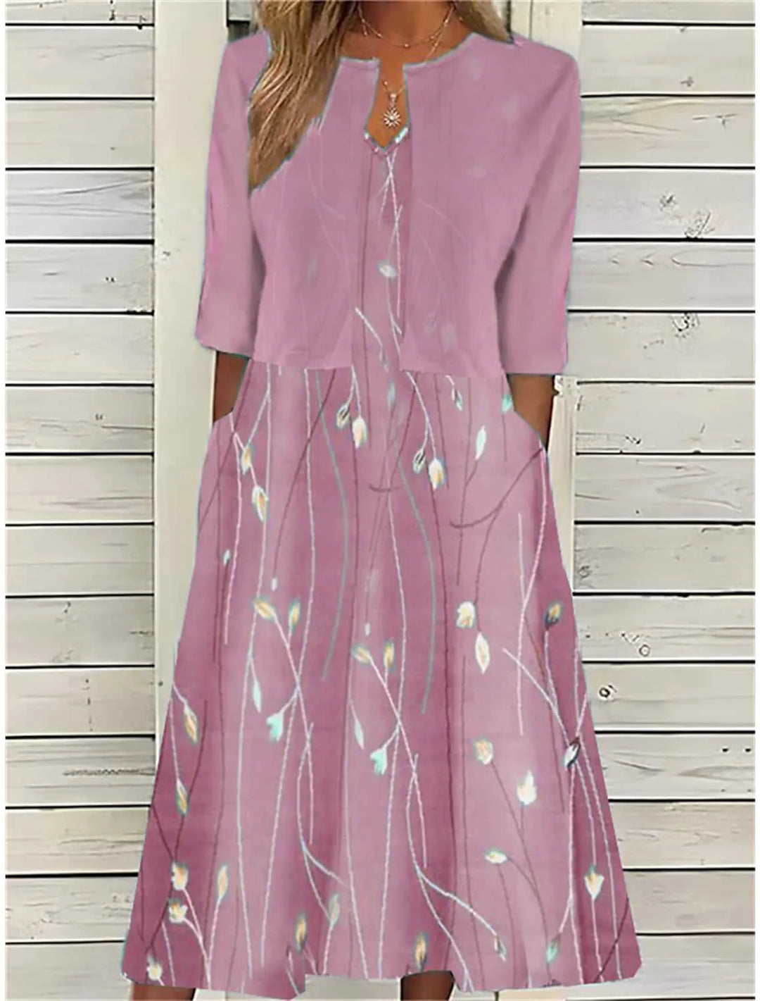 Ivy – Set Elegant Floral Midi Co-Ord 