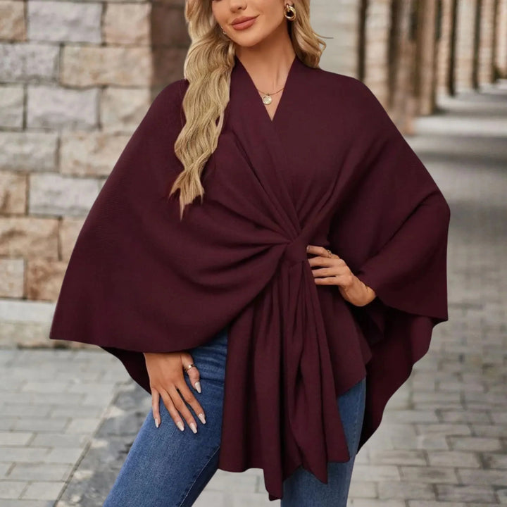 Stela | Poncho Elegant Drapat