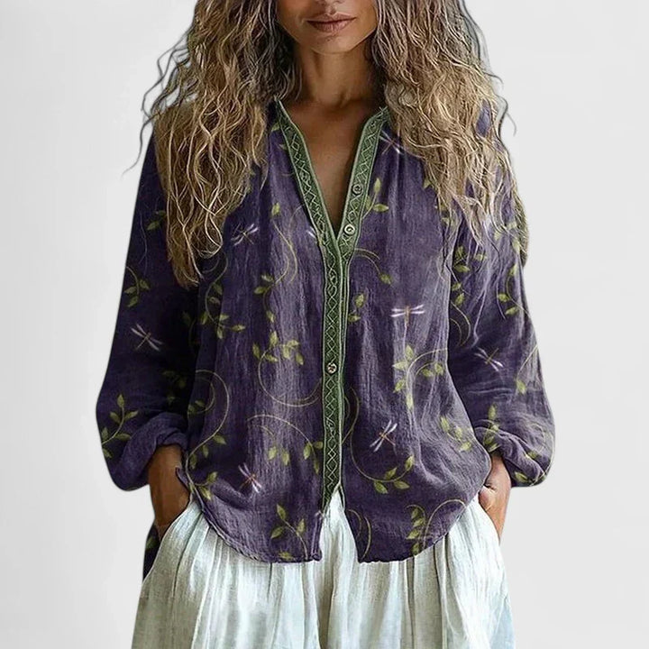 IRRA | Bluză cu model vintage