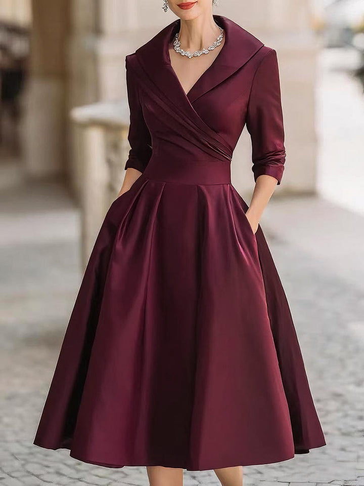 Madelene | Rochie Midi Elegantă
