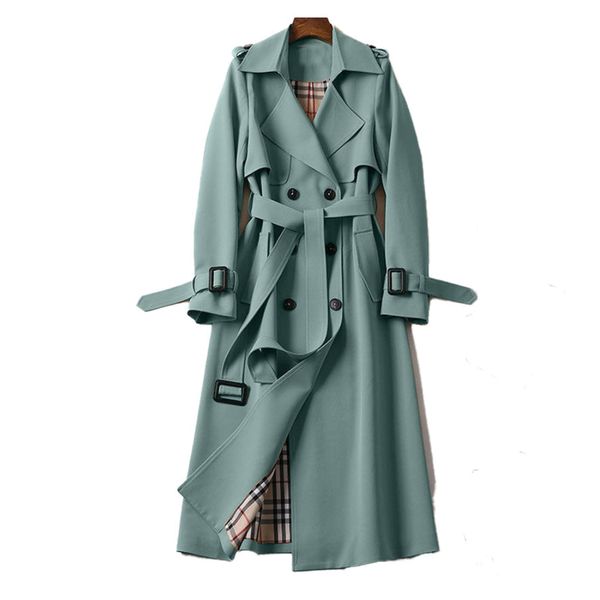 Amoura™ - Trench Coat cu Curea, Clasic și Elegant