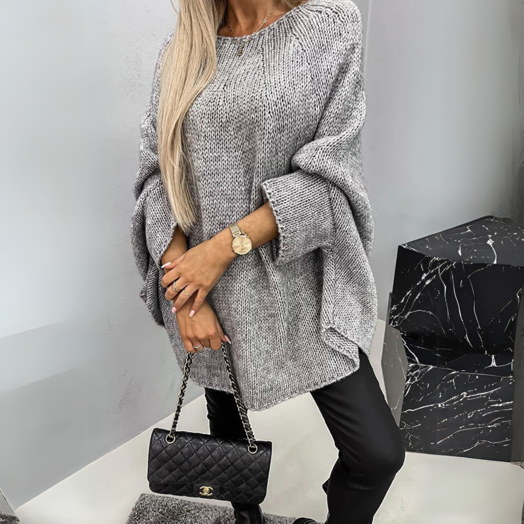 ISABELLE | Pulover Elegant Întors