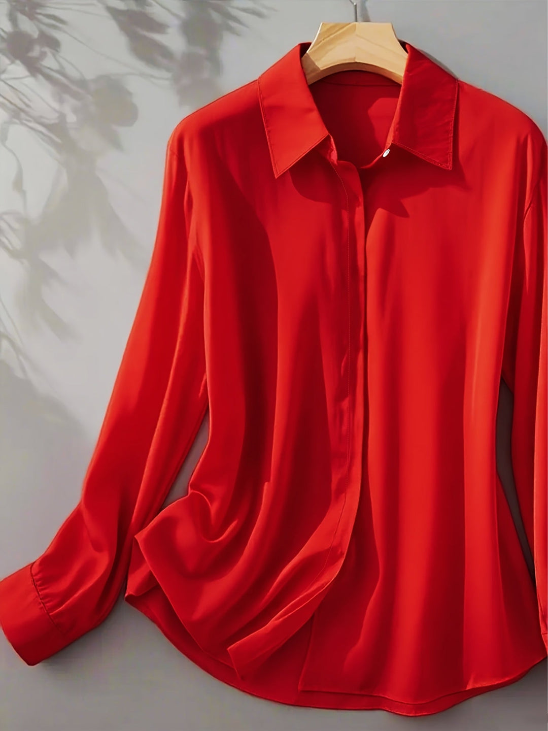 IRYNA | Cămașă Elegantă cu Mâneci Lungi, Cu Închidere cu Butoni