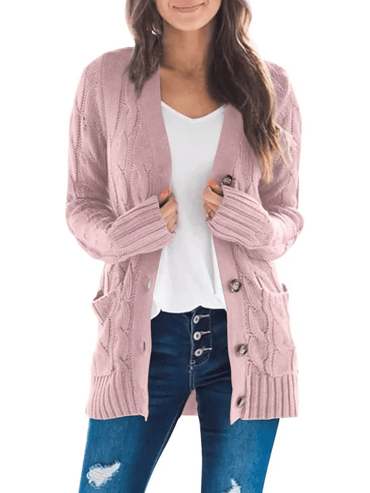 MARZENA | Cardigan confortabil cu tricot