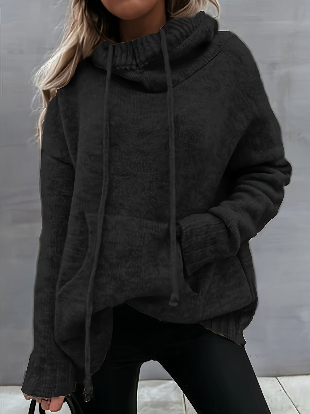 ZELINA | Pulover cu Mâneci Lungi și Buzunar