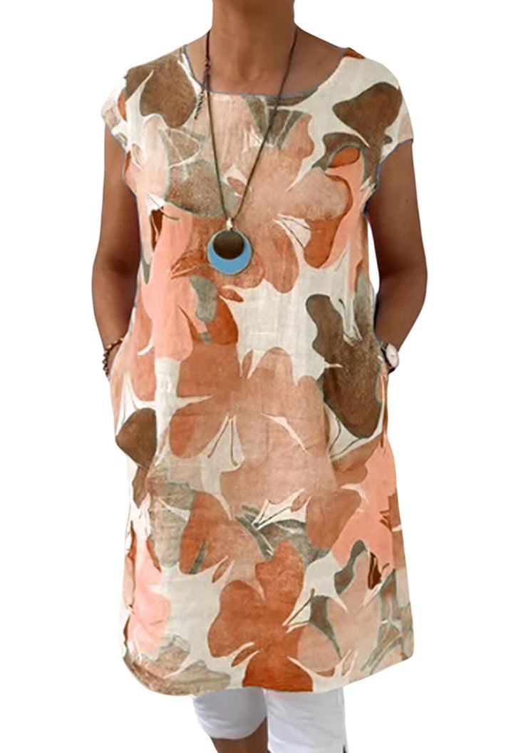 NORA – ROCHIE TUNICĂ CU FLORI UȘOARE 