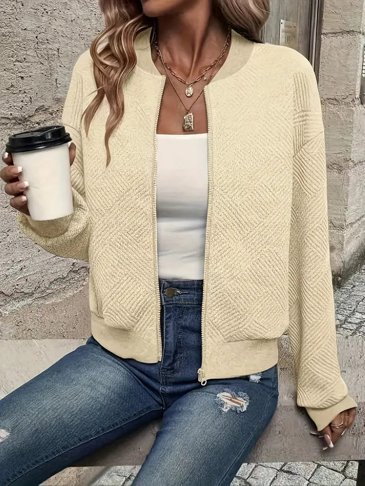 Seraphina – Jachetă cu fermoar de primăvară 