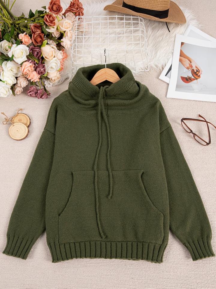 ZELINA | Pulover cu Mâneci Lungi și Buzunar