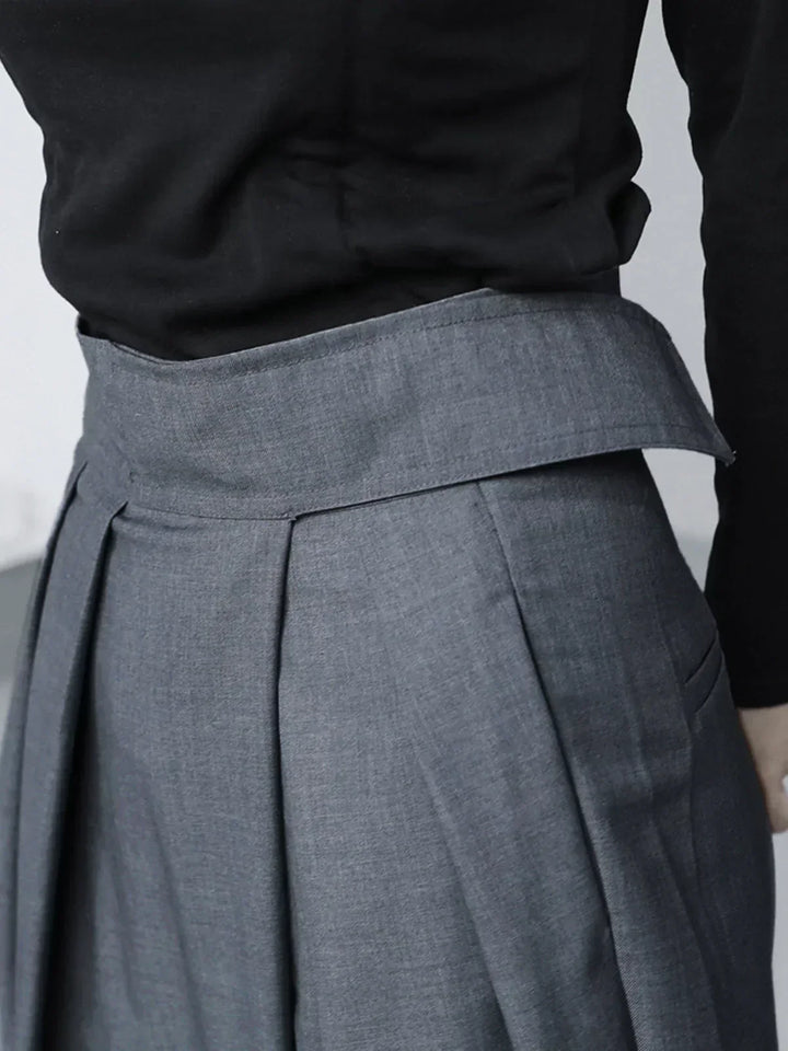 Pantaloni largi cu velcro