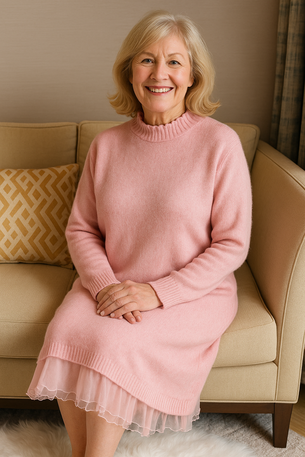 SOPHIA – ROCHIE DIN TRICOU CĂLDUROASĂ 