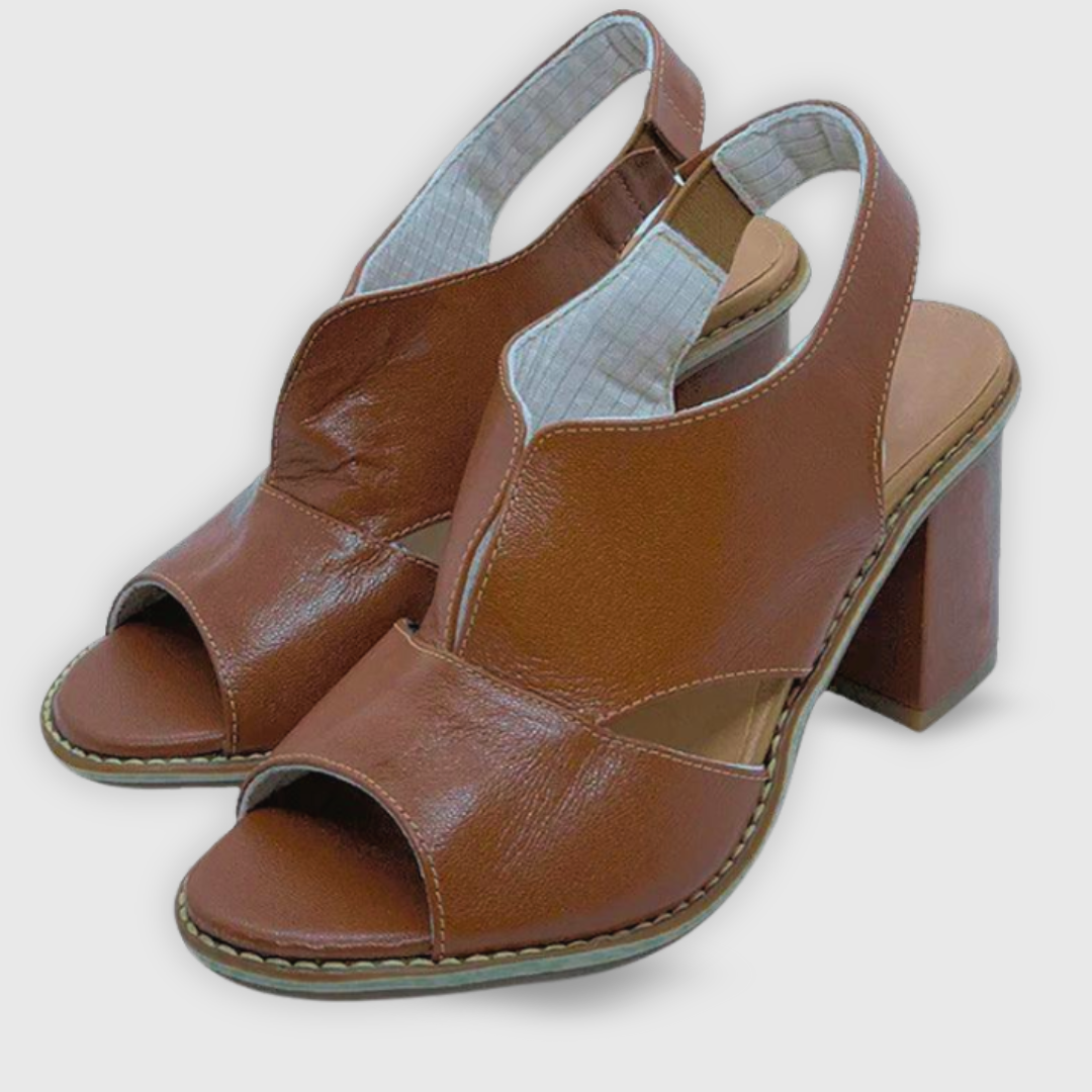 Nicole | Sandale elegante de vară cu toc mediu