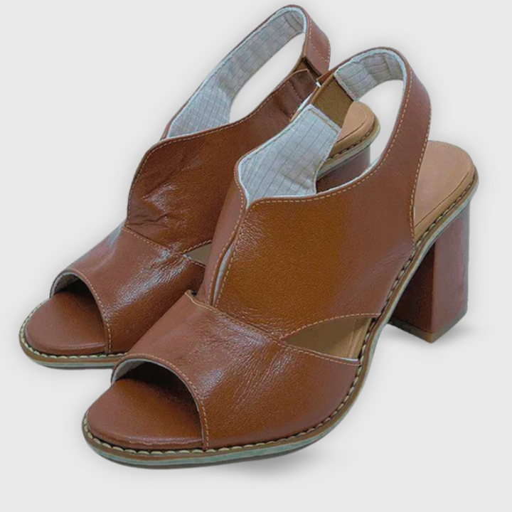 Nicole | Sandale elegante de vară cu toc mediu