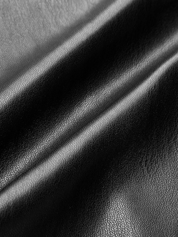 Pantaloni Eleganți din Eco-Piele cu Talie Înaltă