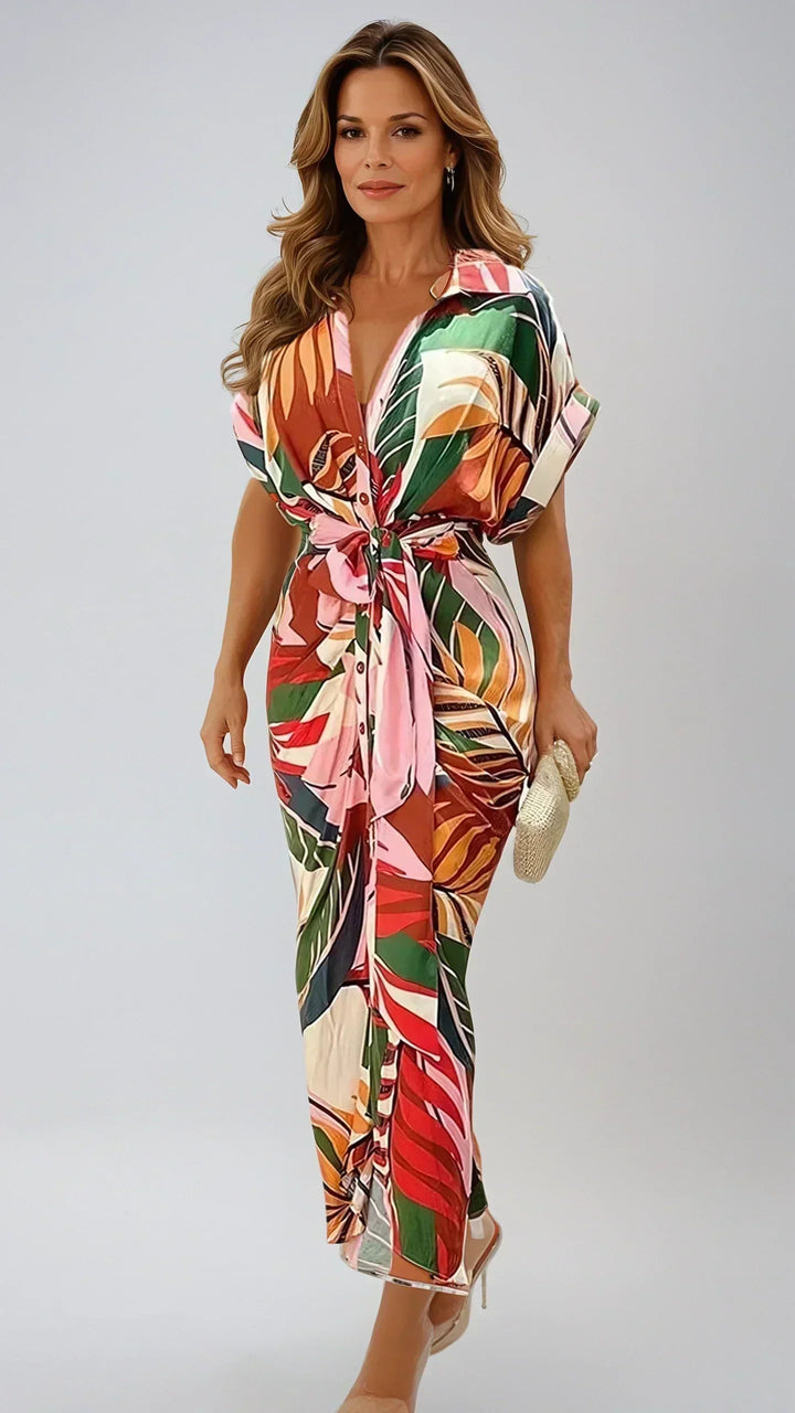 Rochia Maxi Tropical Elegance