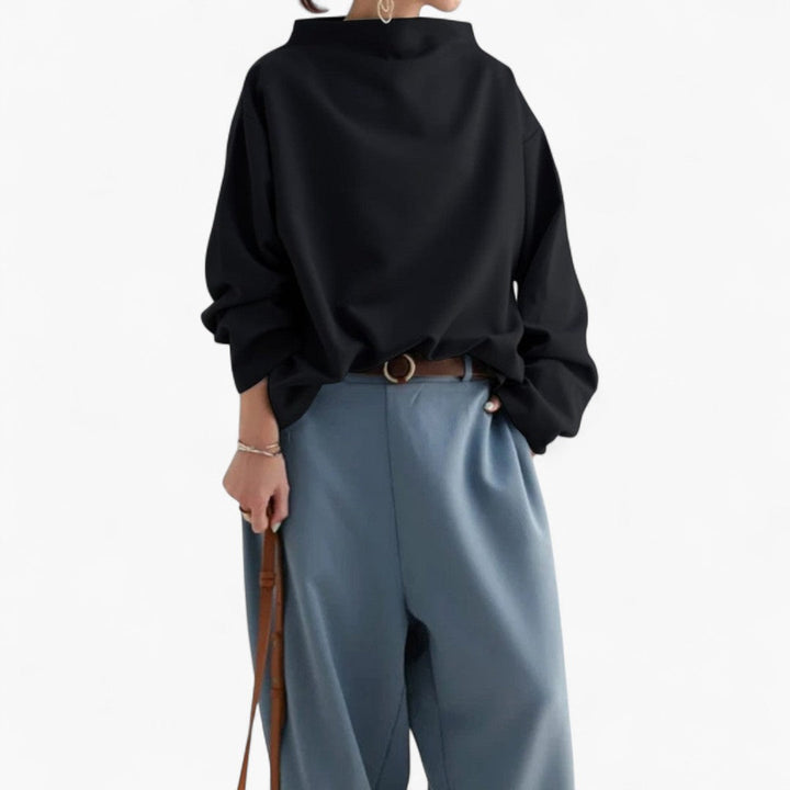 LAIMA | Pulover Moale cu Guler Înalt