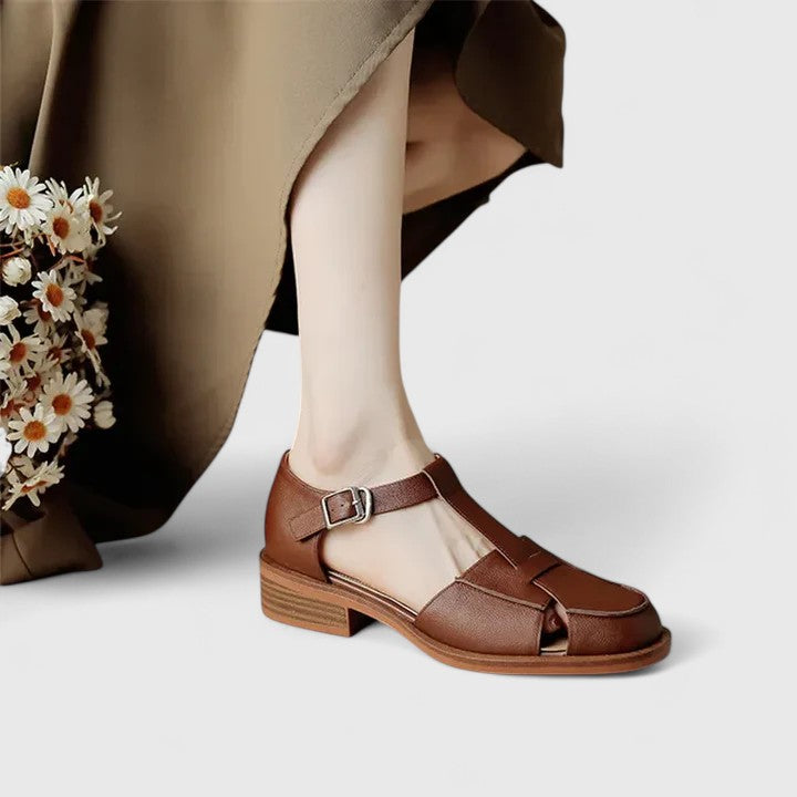 MARA – SANDALE VINTAGE EDGE CU T-STRAP 