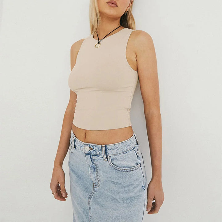 Top strâmt fără mâneci