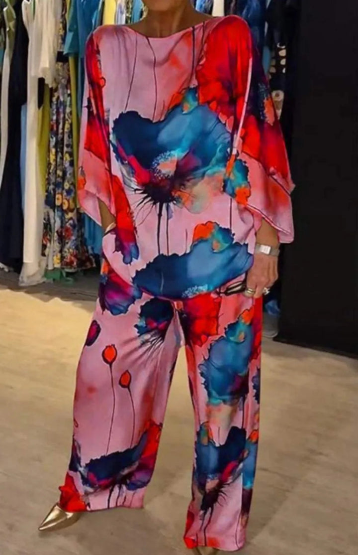 Mia | Set larg cu pantaloni 