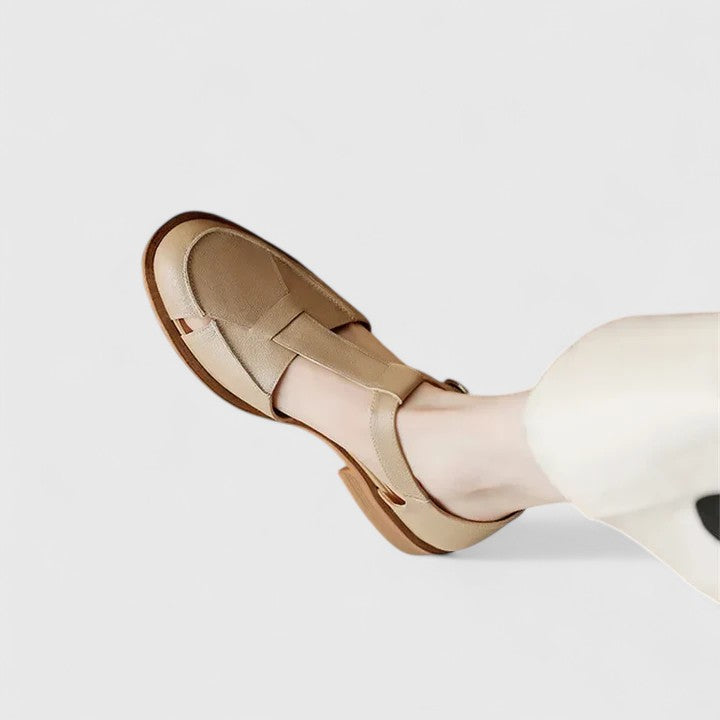 MARA – SANDALE VINTAGE EDGE CU T-STRAP 