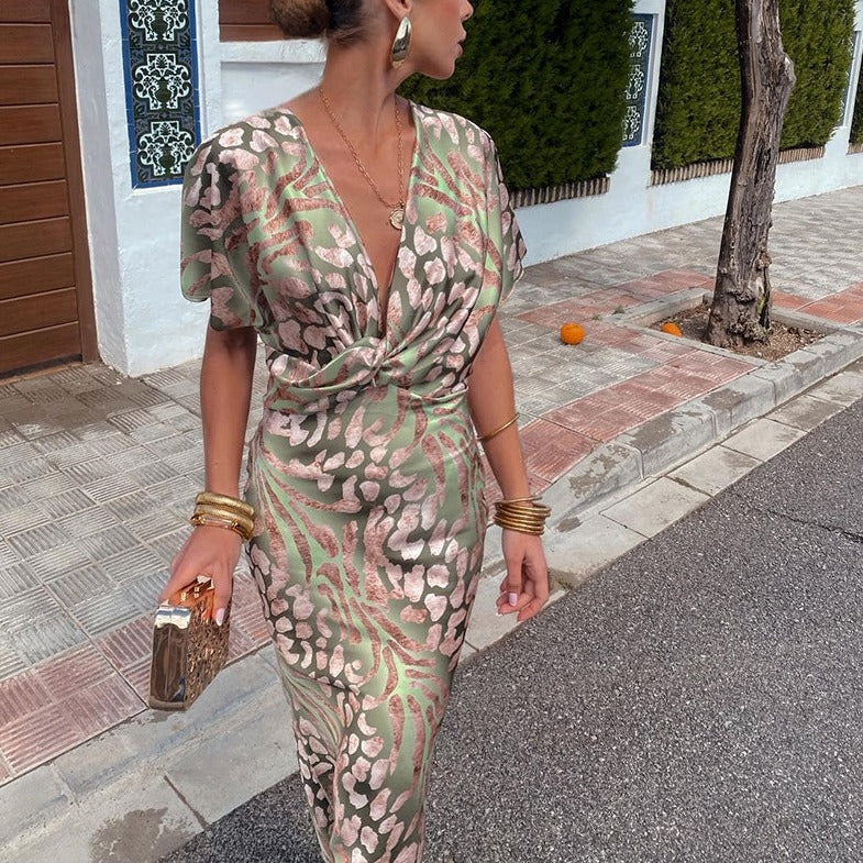 Lila | Rochie de Mătase Sofisticată