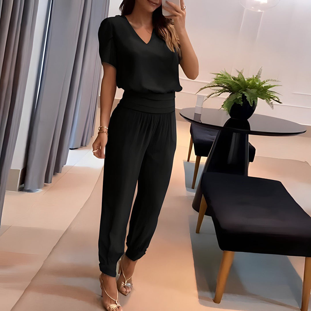 Charlotte | Set de Bluză și Pantaloni la Modă