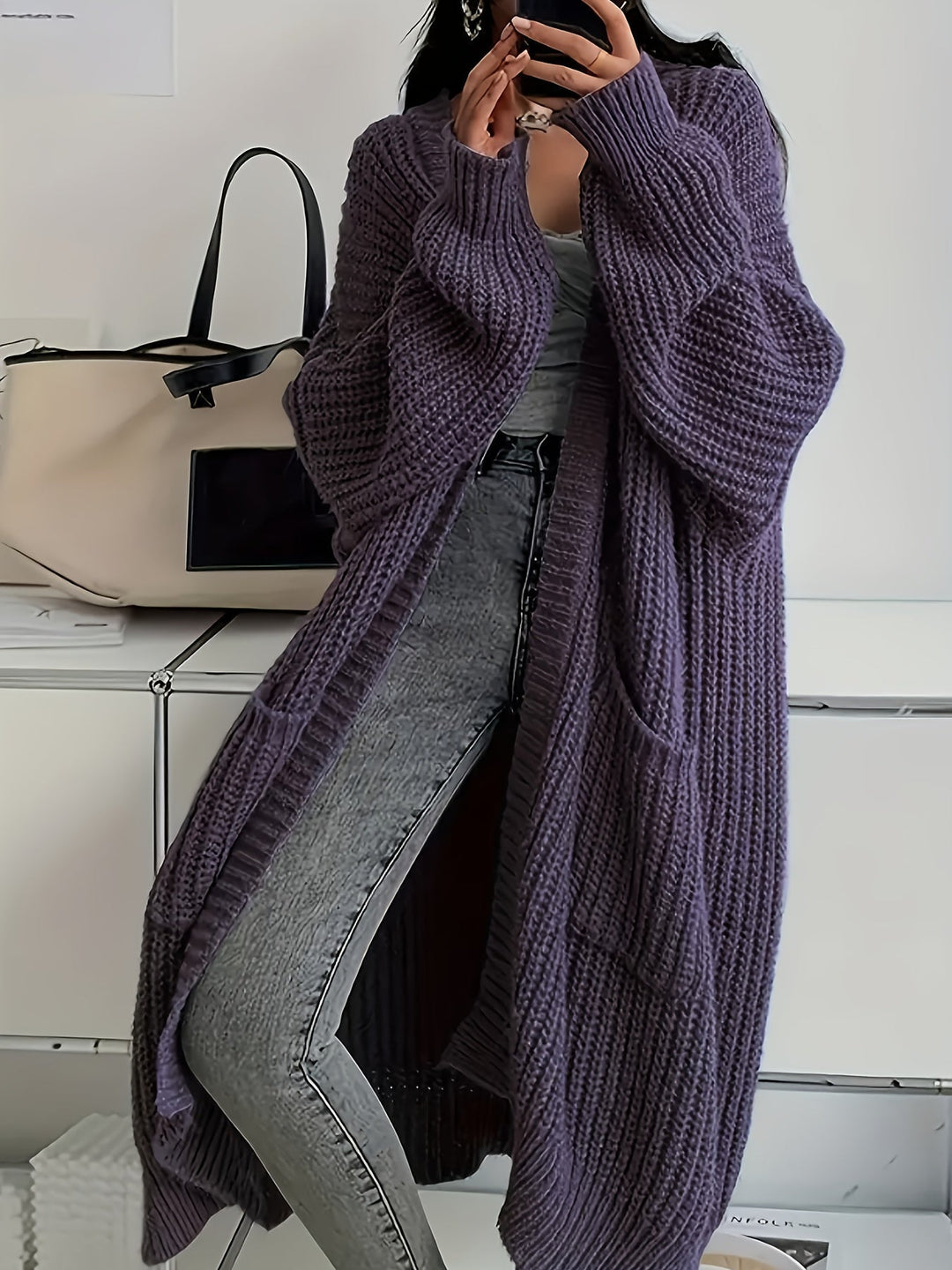 SORAYA | Pulover Cardigan Confortabil