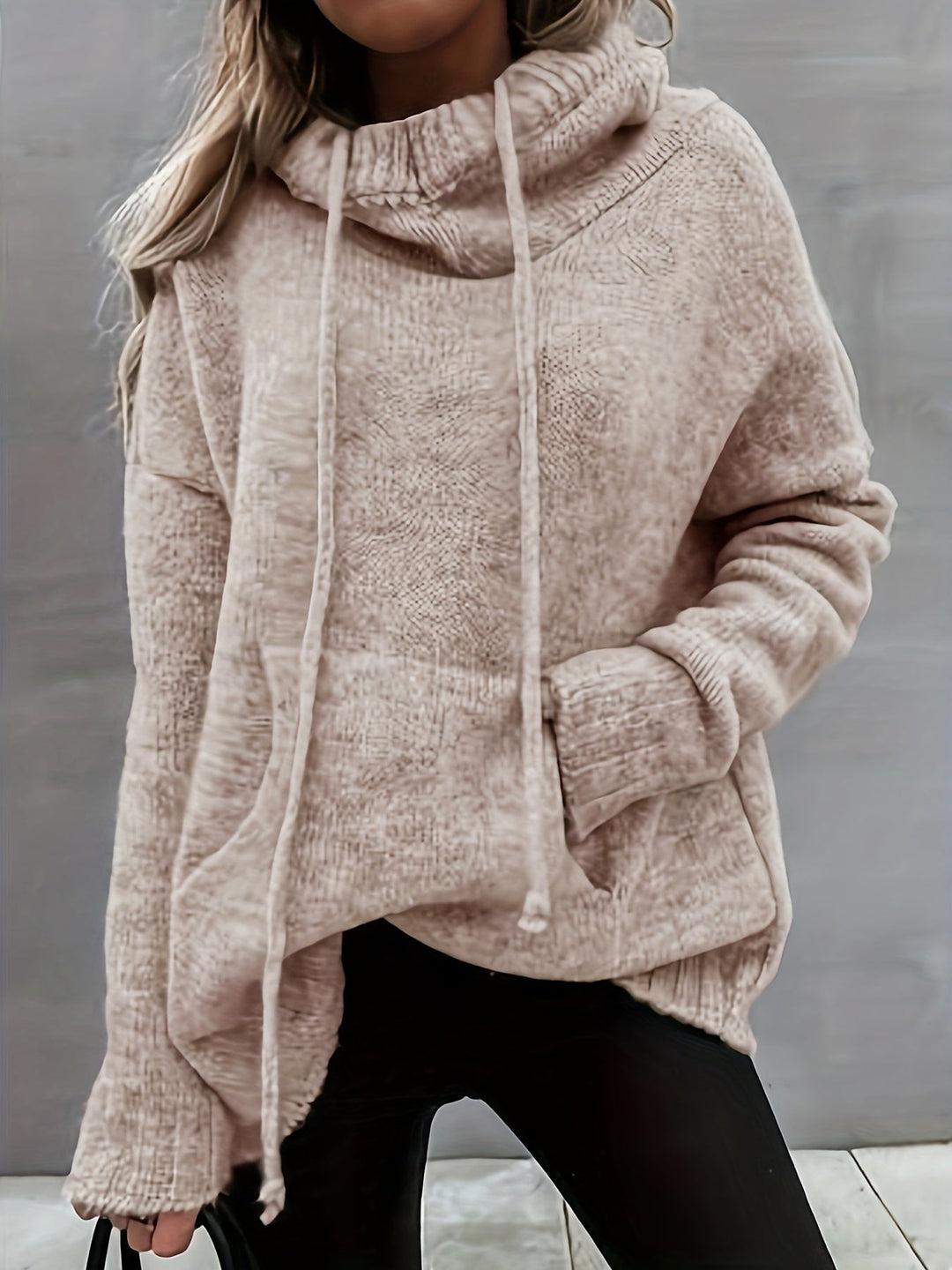 ZELINA | Pulover cu Mâneci Lungi și Buzunar