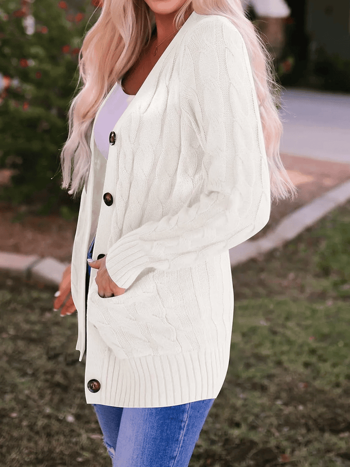 MARZENA | Cardigan confortabil cu tricot