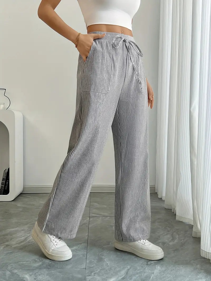 Alina | Pantaloni Casual Eleganti cu Șnur