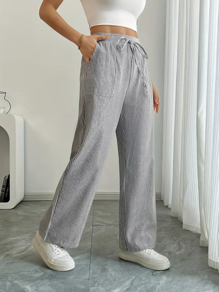 Alina | Pantaloni Casual Eleganti cu Șnur
