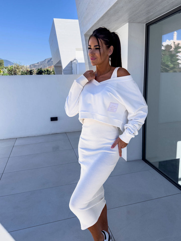 Olivia | Set Hanorac Casual &amp; Rochie