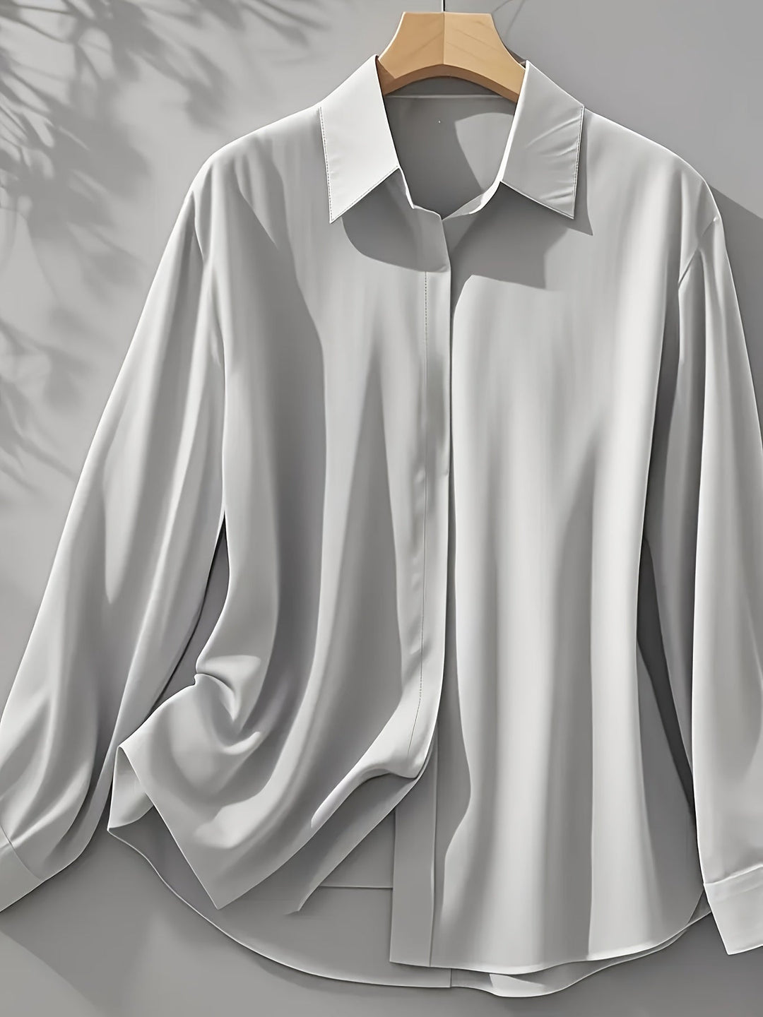 IRYNA | Cămașă Elegantă cu Mâneci Lungi, Cu Închidere cu Butoni