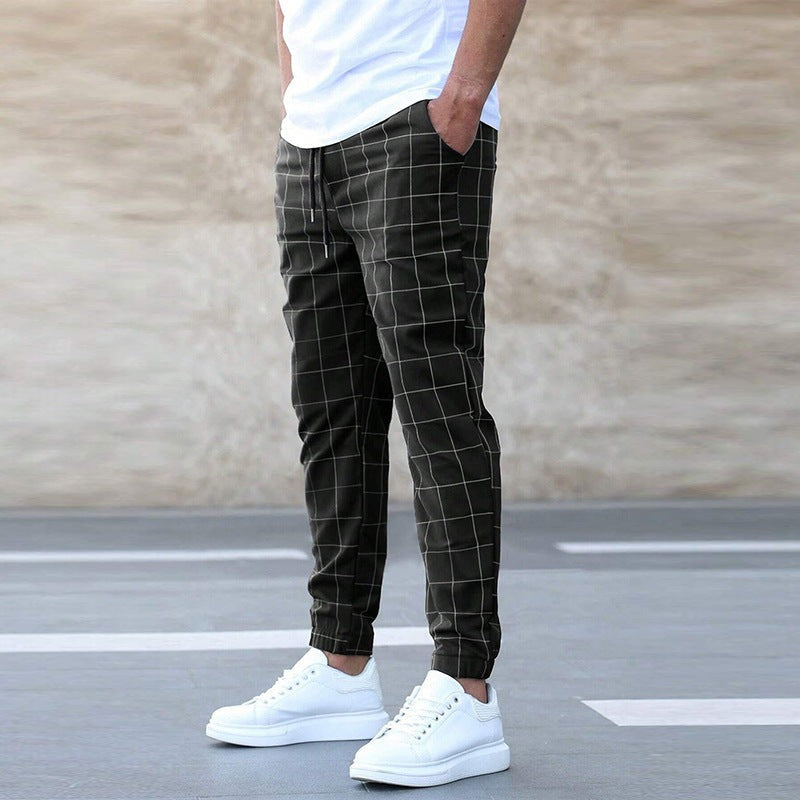 Shane | Pantaloni Jogger Eleganți cu Carouri