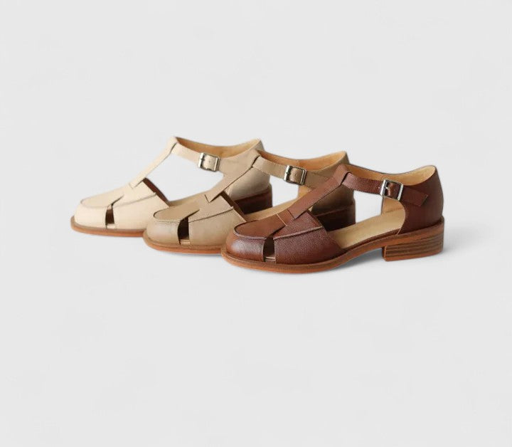 MARA – SANDALE VINTAGE EDGE CU T-STRAP 