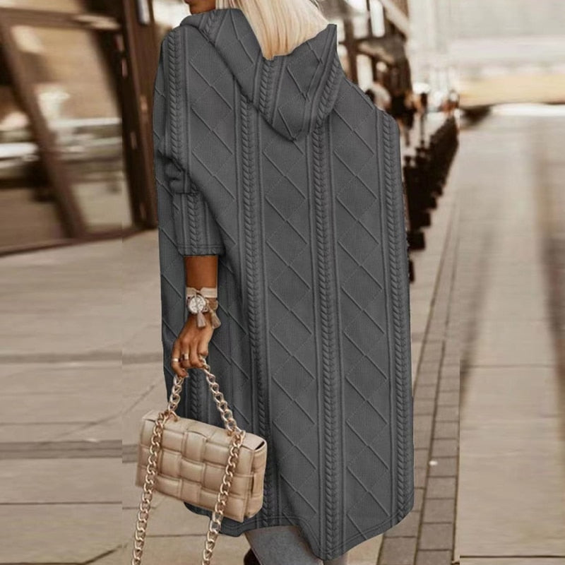 TIANA – PALTON TRICOTAT STIL URBAN