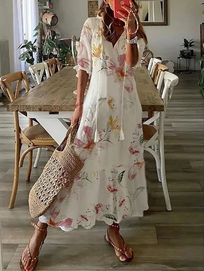 Serenity - Rochie Casual Boho pentru Plajă