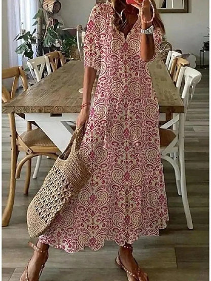 Serenity - Rochie Casual Boho pentru Plajă